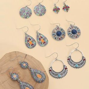 🆕Boho Earrings 6 pairs